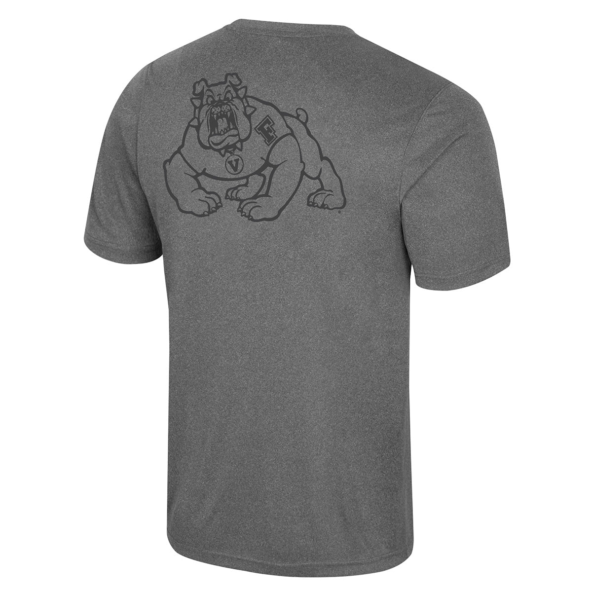 FRESNO STATE BULLDOGS MEN'S TWIN T-SHIRT - GREY
