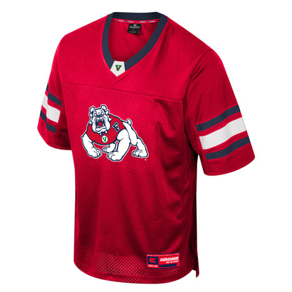 FRESNO STATE BULLDOGS MENS FIELD TIME JERSEY - RED