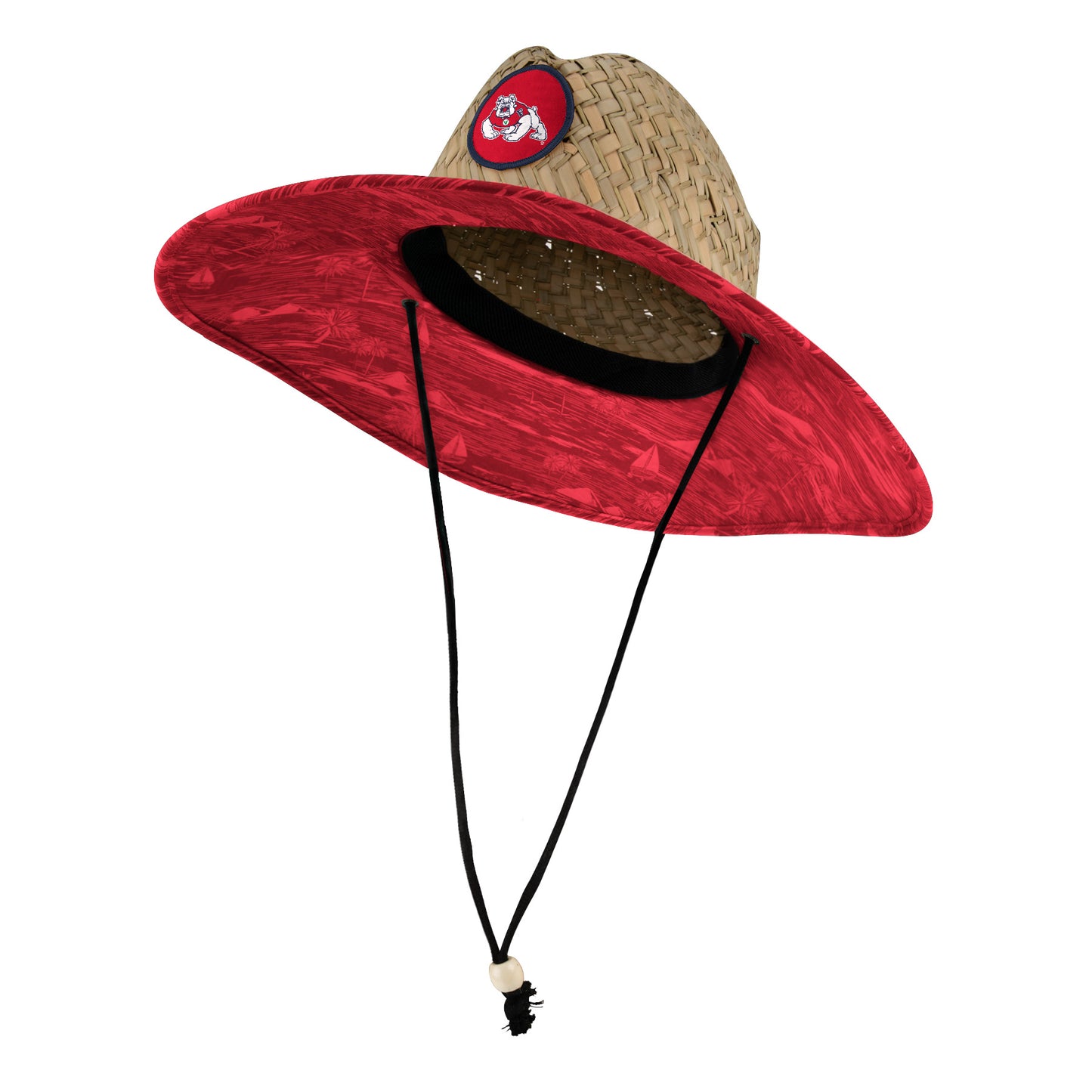 FRESNO STATE BULLDOGS OZARK STRAW HAT