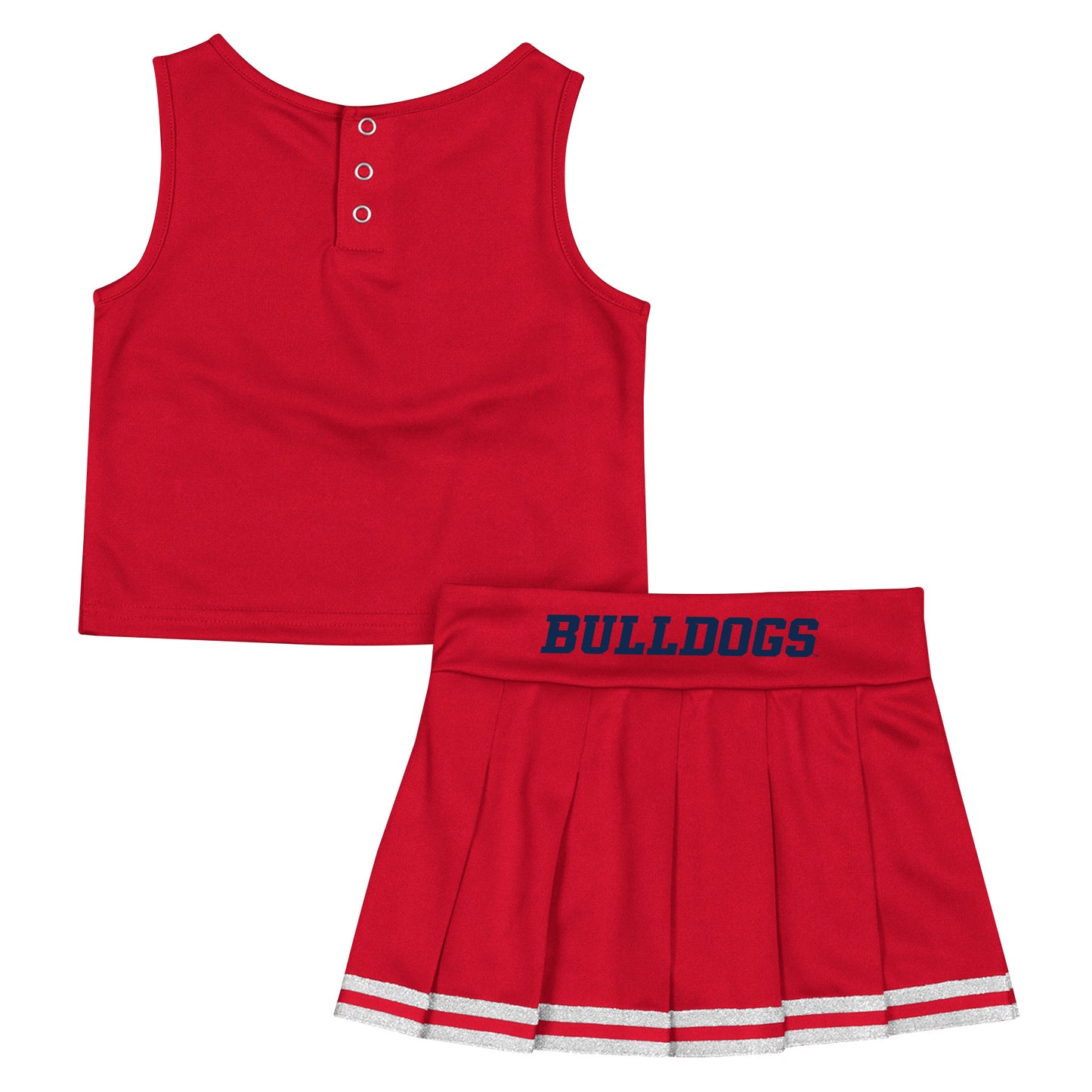 FRESNO STATE BULLDOGS TODDLER GIRLS TIME FOR RECESS CHEER SET