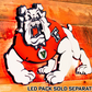 FRESNO STATE BULLDOGS "VICTOR E. BULLDOG" MASCOT 3D METAL WALL ART - 23.25" X 17"