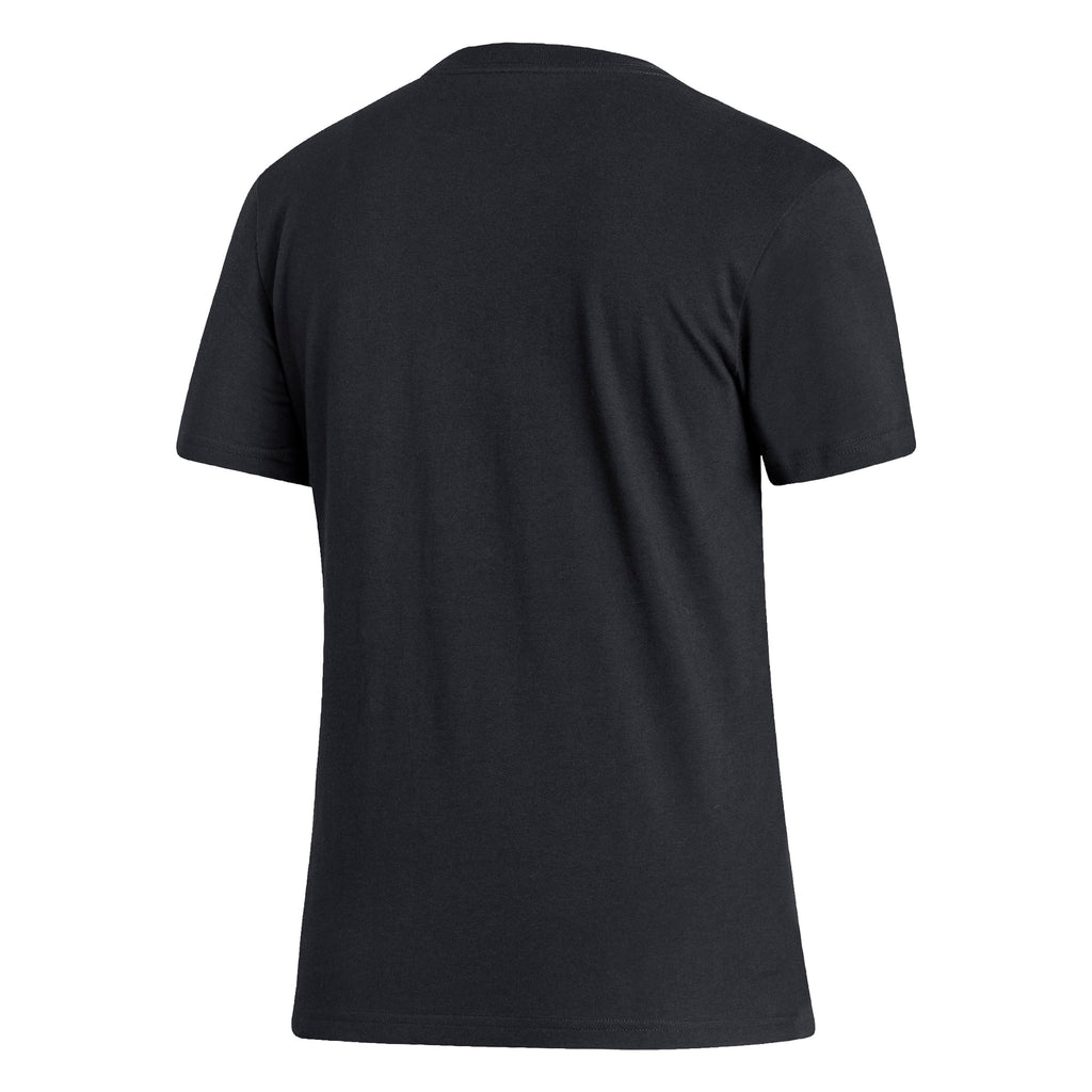 FRESNO STATE BULLDOGS WOMEN'S ADIDAS 2026 BLACK OUT GAME FRESH T-SHIRT - BLACK