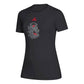 FRESNO STATE BULLDOGS WOMEN'S ADIDAS BLACKOUT GAME  CREATOR T-SHIRT - BLACK