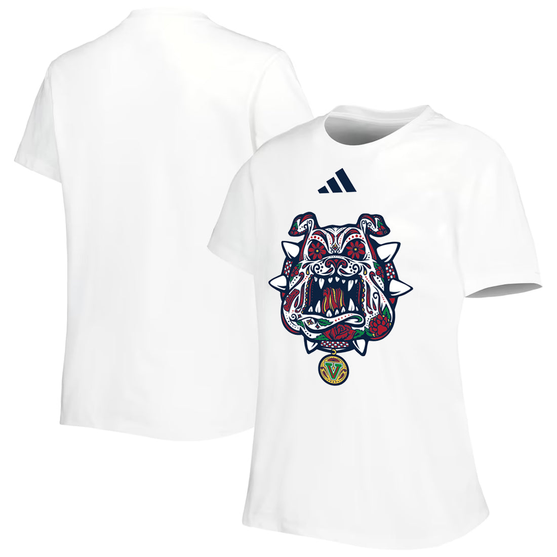 FRESNO STATE BULLDOGS WOMEN'S ADIDAS HERITAGE  FRESH T-SHIRT - WHITE