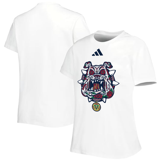 FRESNO STATE BULLDOGS WOMEN'S ADIDAS HERITAGE  FRESH T-SHIRT - WHITE