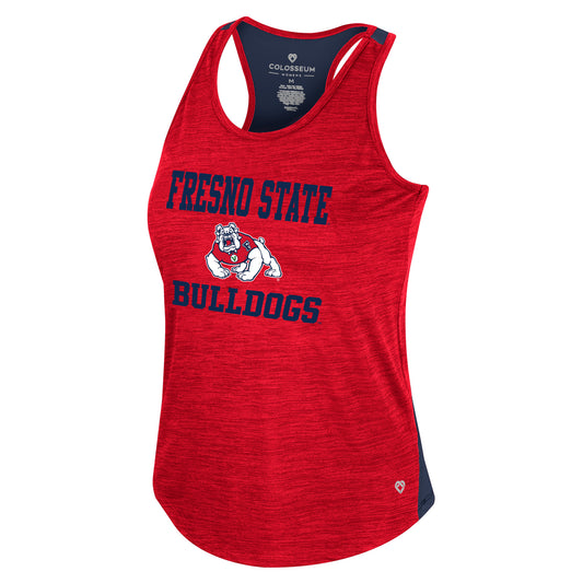 FRESNO STATE BULLDOGS CAMISETA SIN MANGAS LATERAL DE LA MAÑANA PARA MUJER