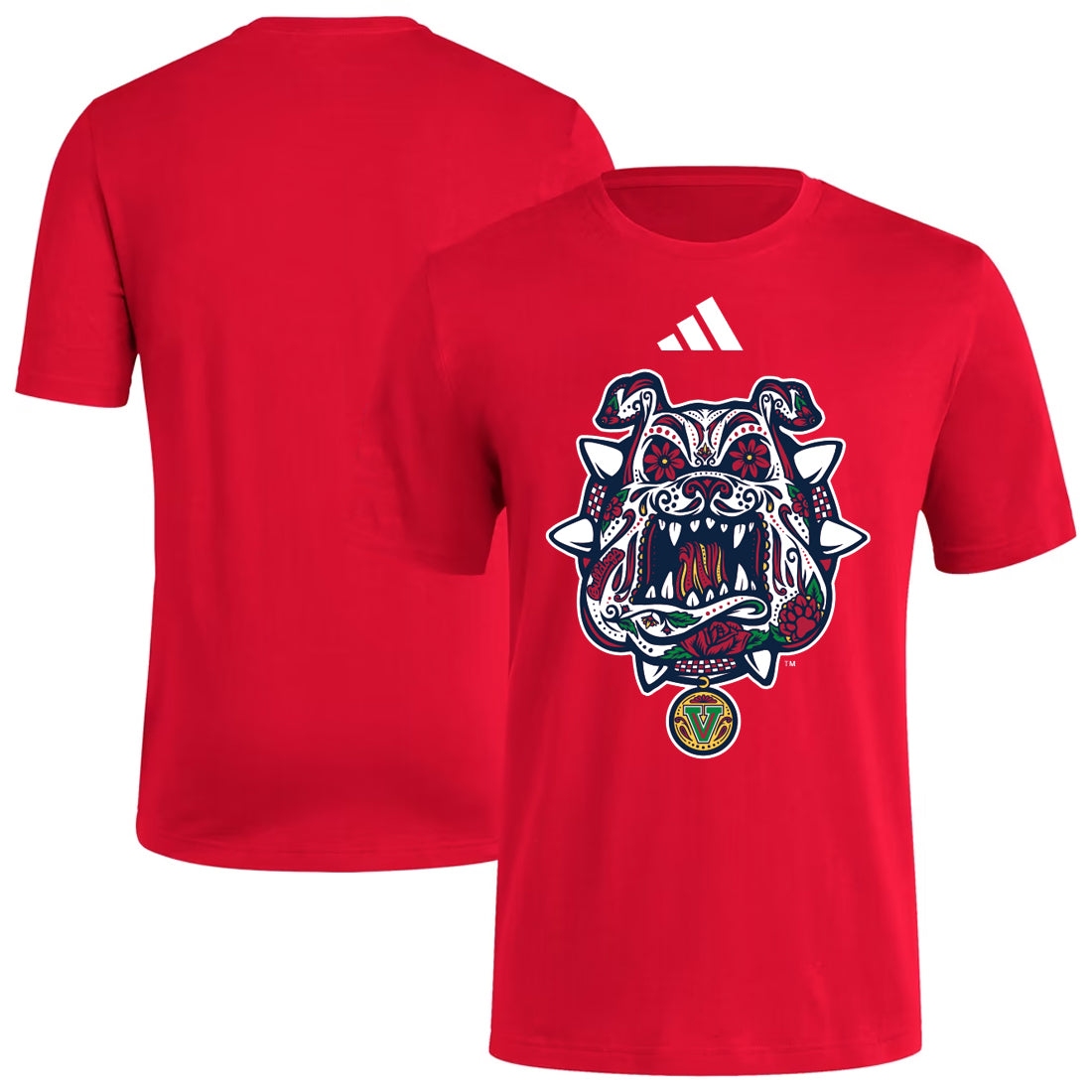 FRESNO STATE BULLDOGS YOUTH ADIDAS HERITAGE FRESH T-SHIRT - RED