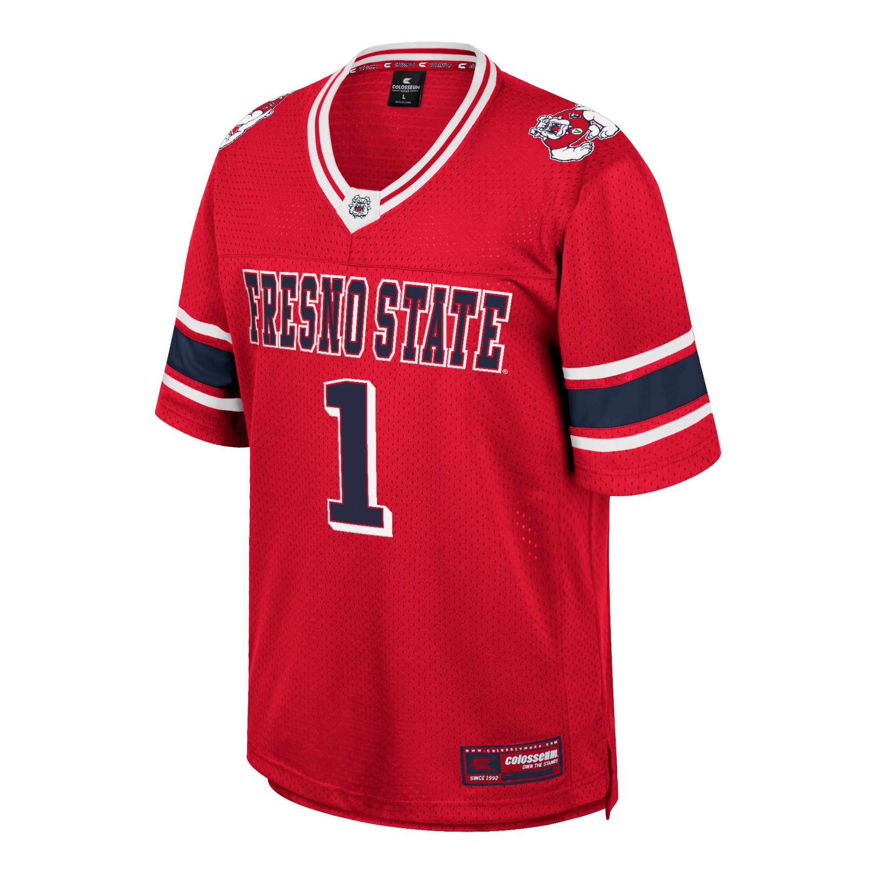 FRESNO STATE BULLDOGS YOUTH NO FATE FOOTBALL JERSEY - 23 RED