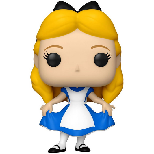 ¡FUNKO POP! ALICIA EN EL PAÍS DE LAS MARAVILLAS 70 ANIVERSARIO - FIGURA DE VINILO ALICIA EN EL PAÍS DE LAS MARAVILLAS HACIENDO UNA CORTE