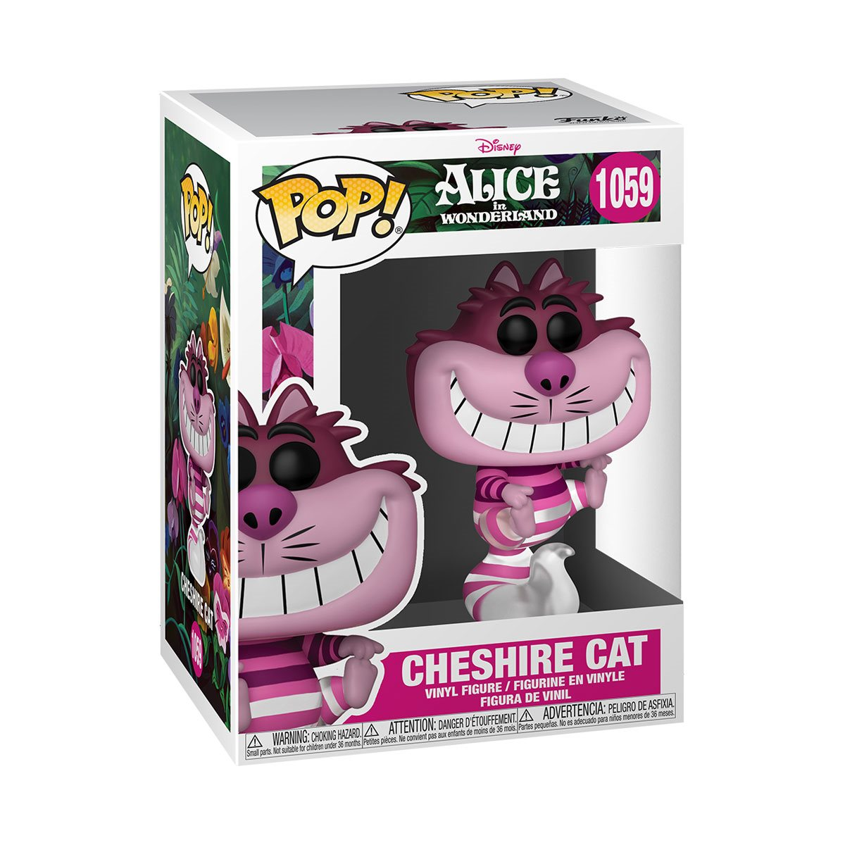 ¡FUNKO POP! ALICIA EN EL PAÍS DE LAS MARAVILLAS 70 ANIVERSARIO - FIGURA DE VINILO TRANSLÚCIDO DEL GATO DE CHESHIRE