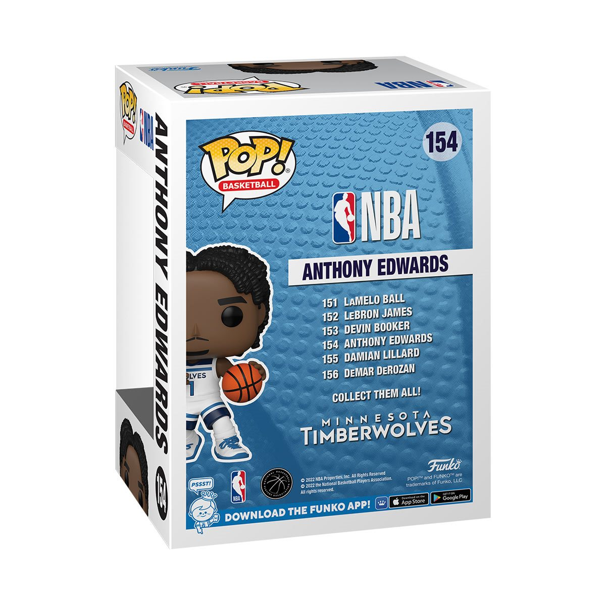 FUNKO POP! ANTHONY EDWARDS VINYL FIGURE