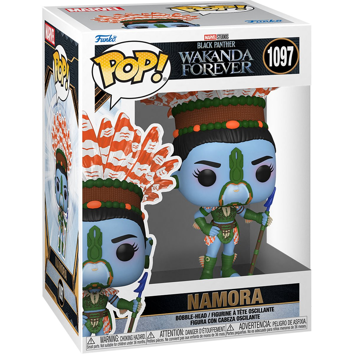 ¡FUNKO POP! PANTERA NEGRA:WAKANDA FOREVER - FIGURA DE VINILO NAMORA