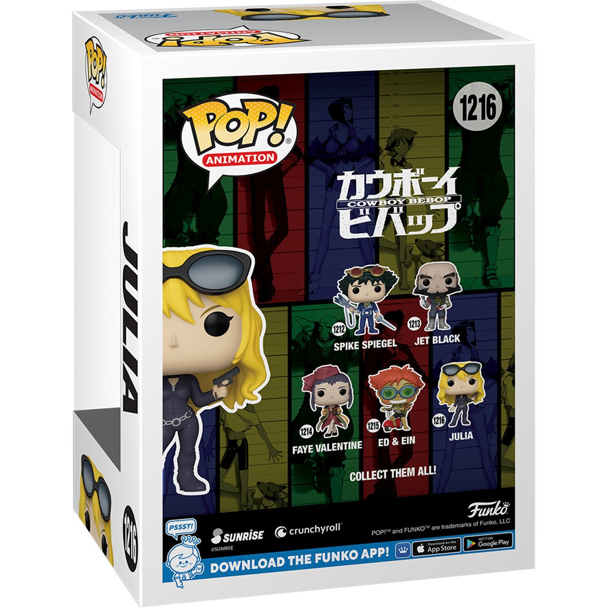 ¡FUNKO POP! COWBOY BEBOP - FIGURA VINILO JULIA