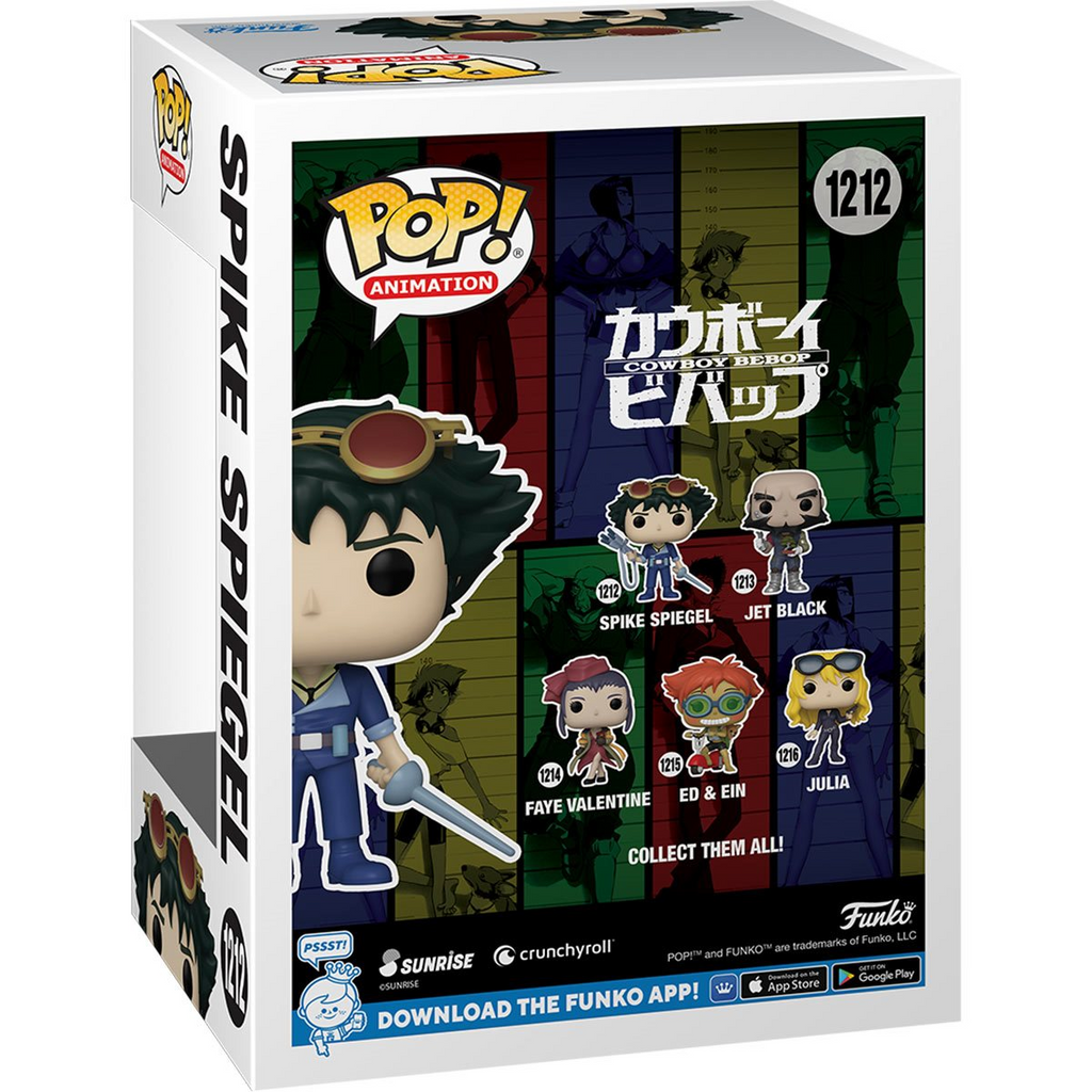 FUNKO POP! COWBOY BEBOP - SPIKE SPIEGEL WITH WEAPON VINYL FIGURE