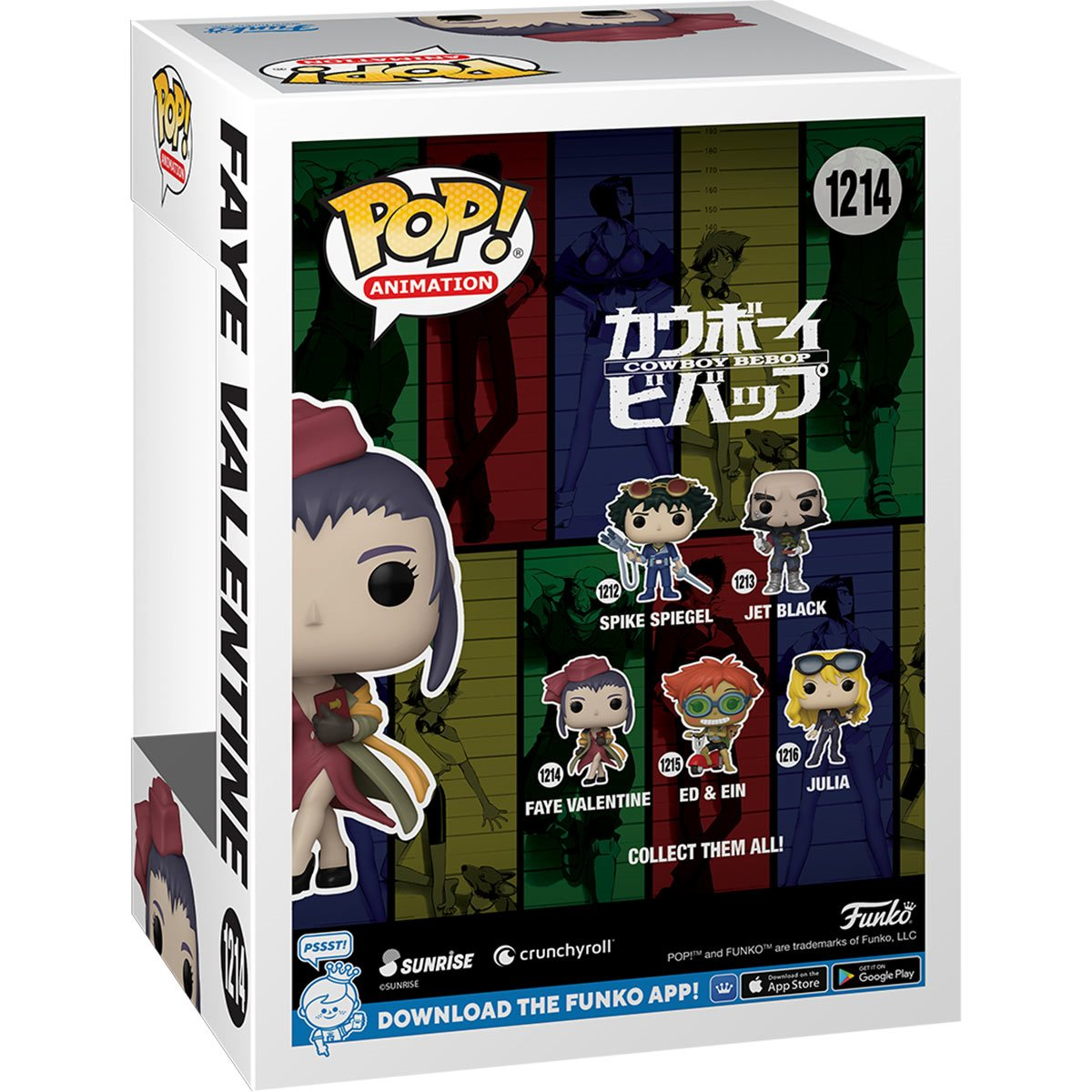 ¡FUNKO POP! COWBOYS BEBOP - FIGURA VINILO FAYE VALENTINE