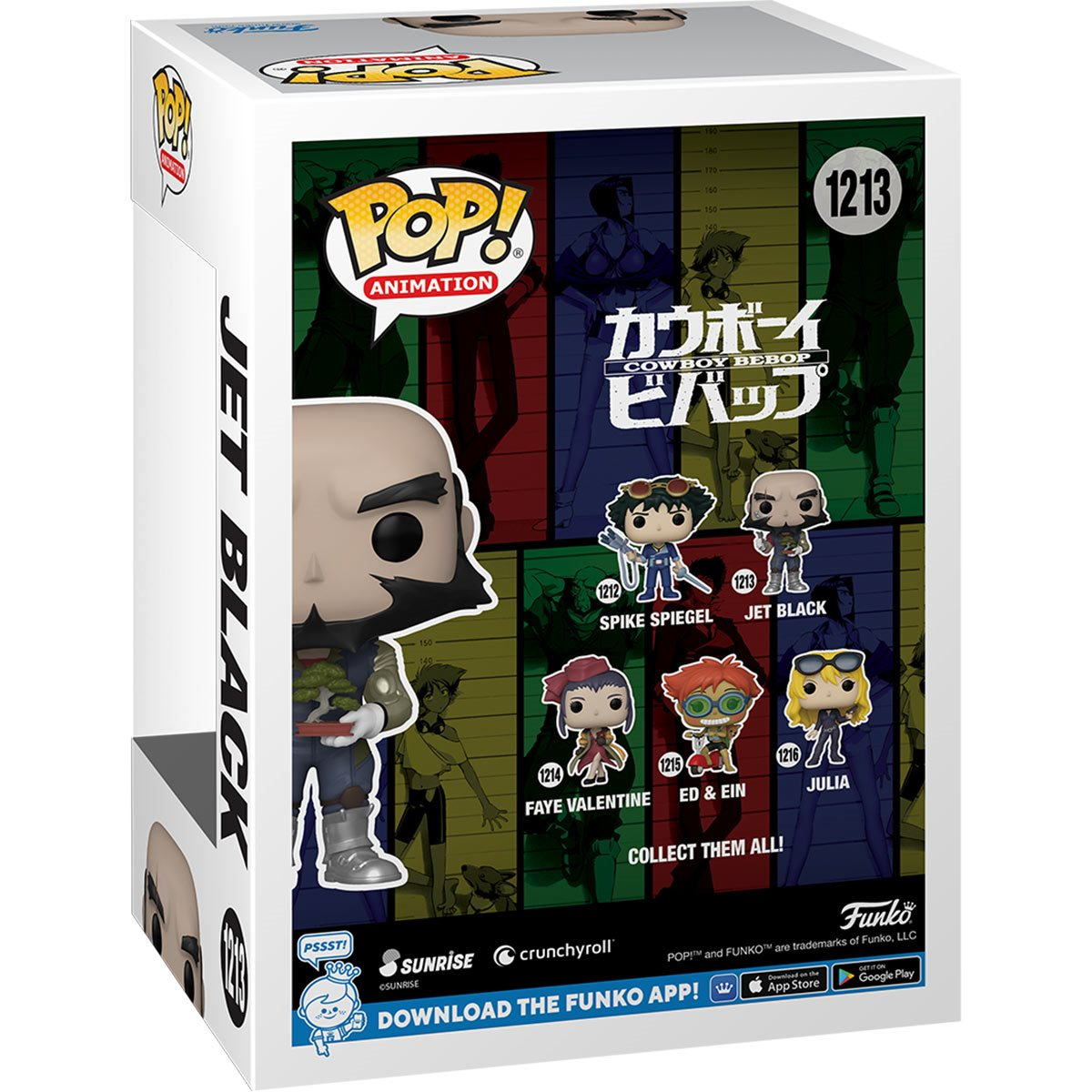 FUNKO POP! COWBOYS BEBOP - JET BLACK WITH BONSAI TREE VINYL FIGURE