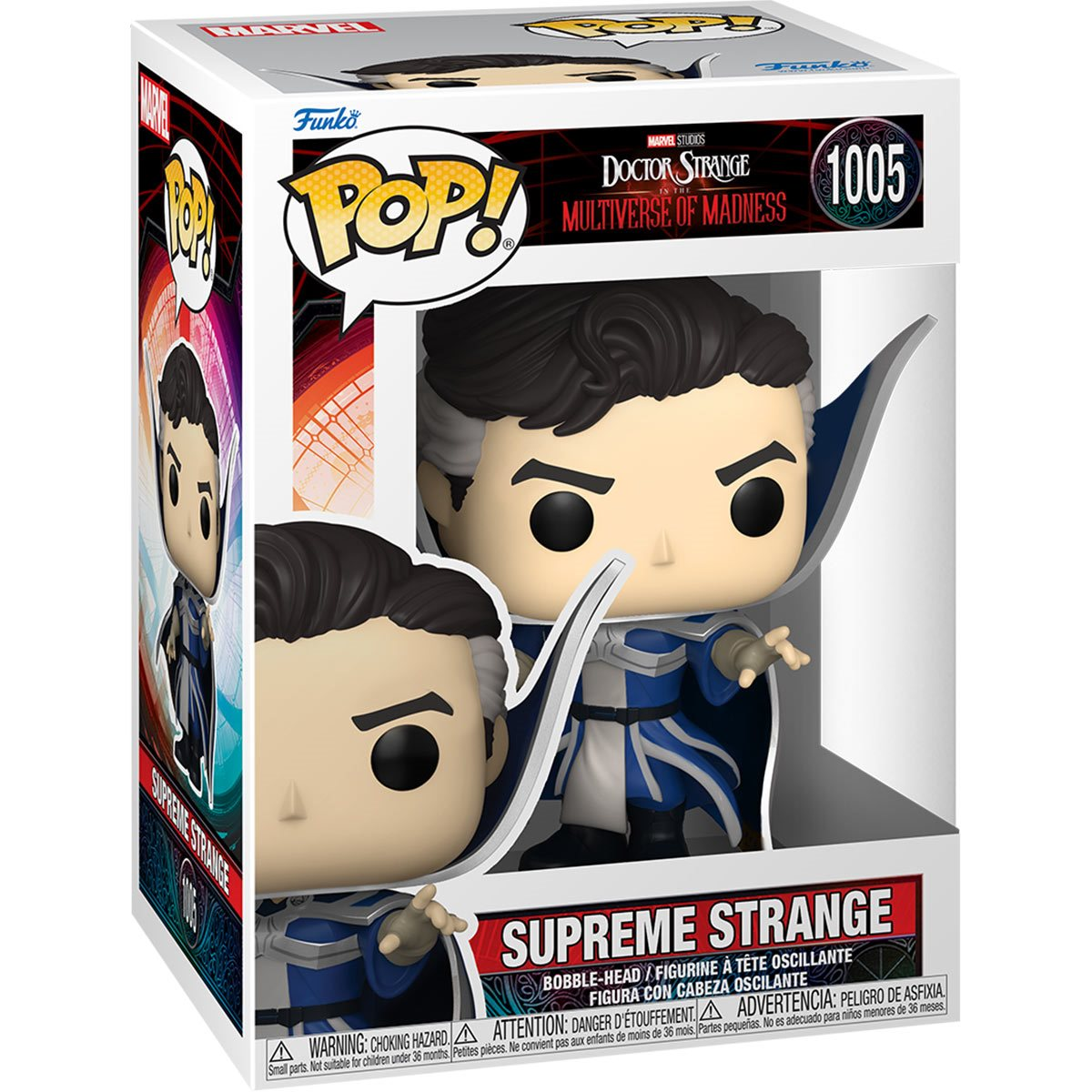 ¡FUNKO POP! DOCTOR STRANGE EN EL MULTIVERSO DE LA LOCURA - FIGURA DE VINILO SUPREME STRANGE