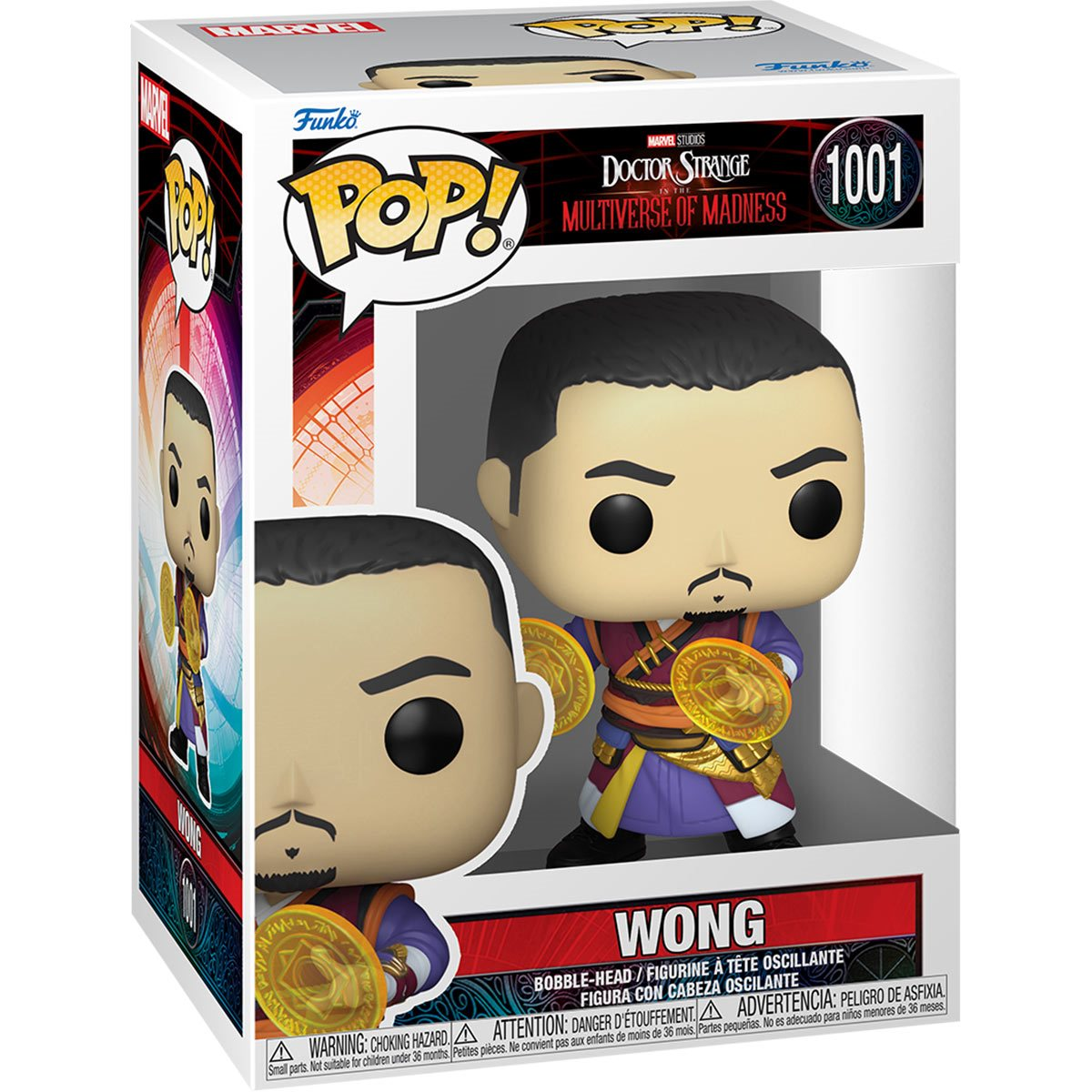 FUNKO POP! DOCTOR STRANGE IN THE MULTIVERSE OF MADNESS - WONG VINYL FIGURE