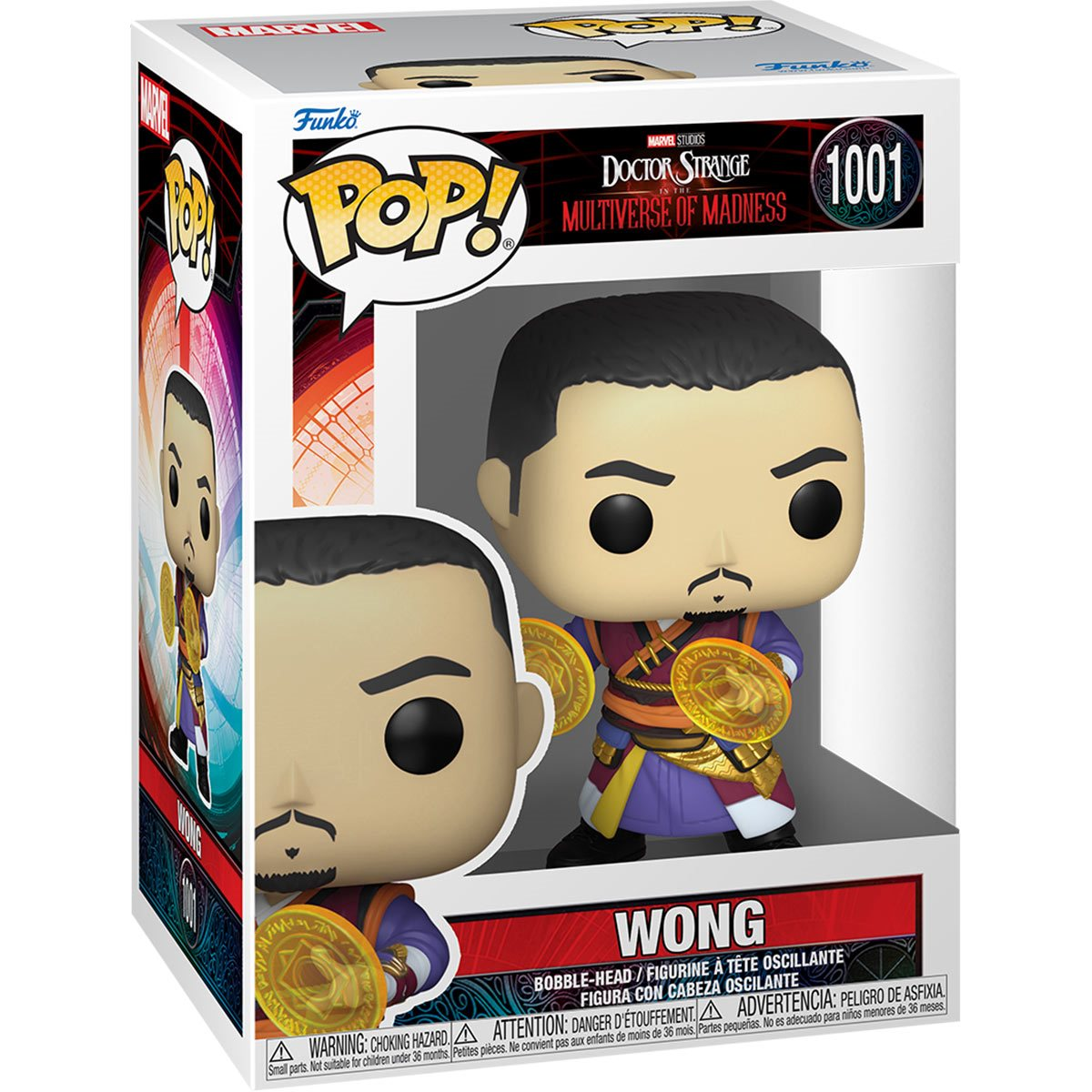 ¡FUNKO POP! DOCTOR STRANGE EN EL MULTIVERSO DE LA LOCURA - FIGURA VINILO WONG