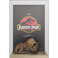 FUNKO POP! JURASSIC PARK - TYRANNOSAURUS REX AND VELOCIRAPTOR VINYL FIGURE MOVIE POSTER WITH CASE
