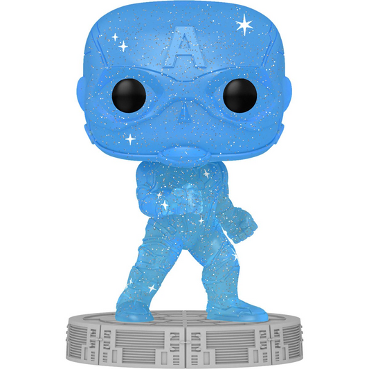 ¡FUNKO POP! MARVEL - FIGURA DE VINILO CAPITÁN AMÉRICA (SERIE ARTISTA)