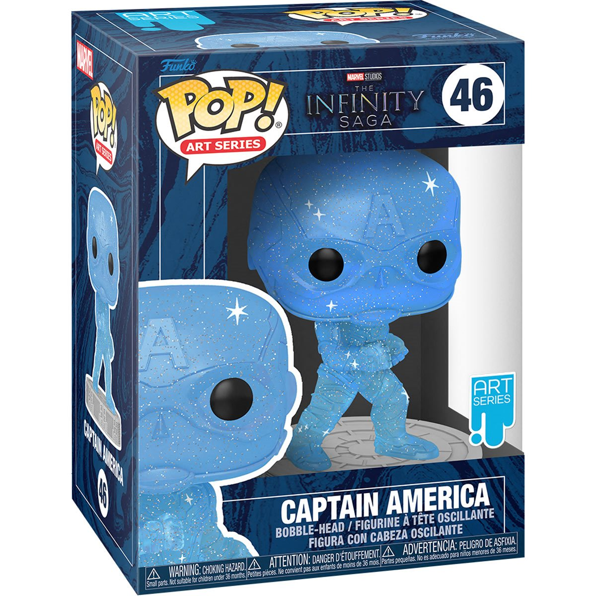 ¡FUNKO POP! MARVEL - FIGURA DE VINILO CAPITÁN AMÉRICA (SERIE ARTISTA)