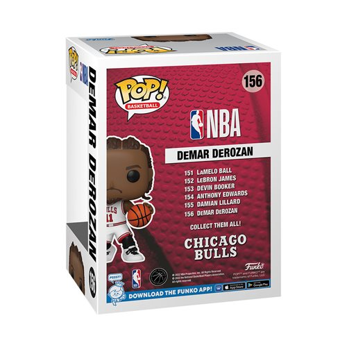 FUNKO POP! NBA CHICAGO BULLS: DEMAR DEROZAN VINYL FIGURE
