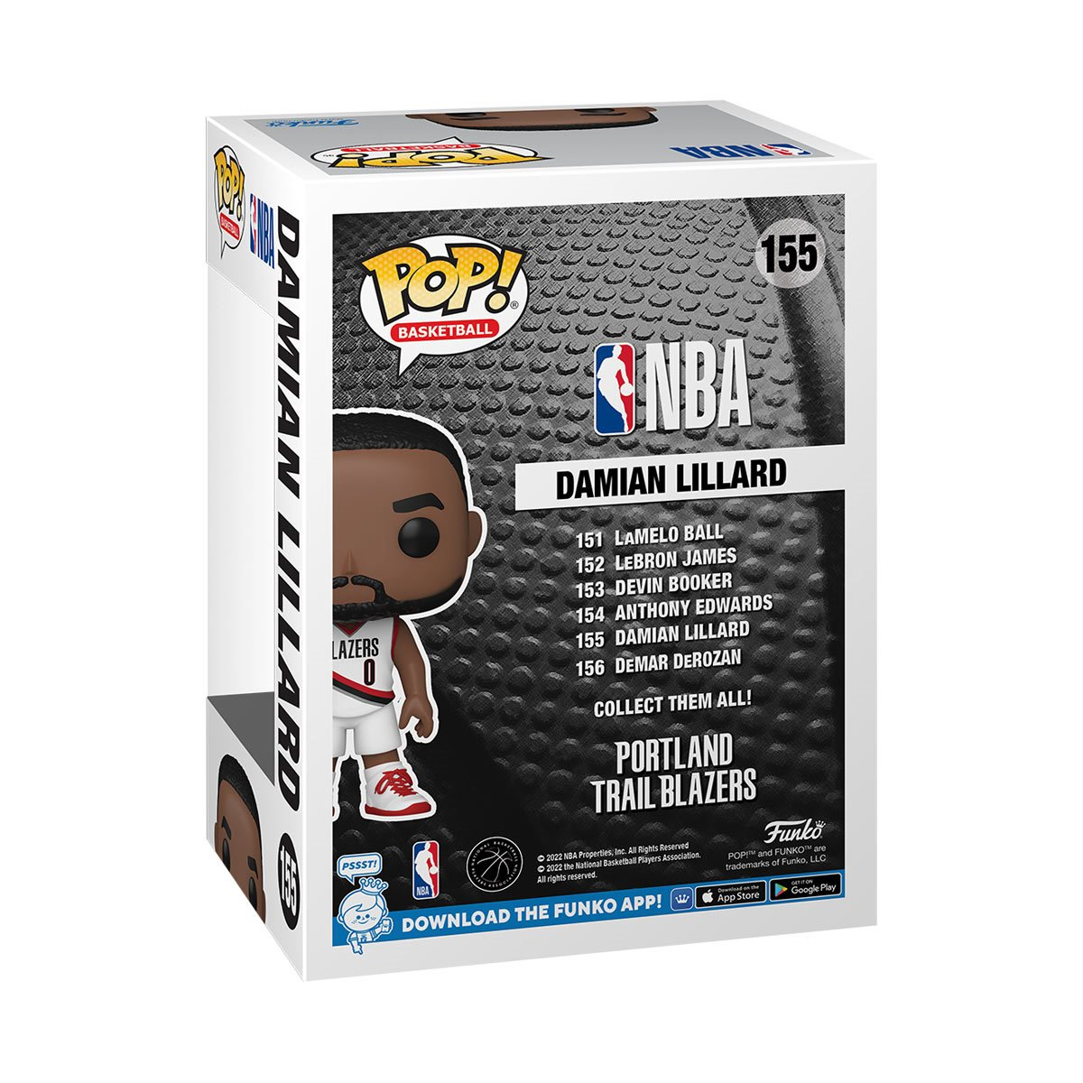 FUNKO POP! NBA PORTLAND TRAILBLAZERS: DAMIAN LILLARD VINYL FIGURE