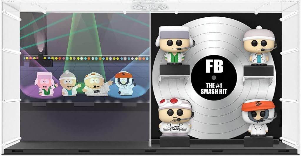 ¡FUNKO POP! JUEGO DE FIGURAS DE VINILO DELUXE DE SOUTHPARK BOYBAND CON ESTUCHE