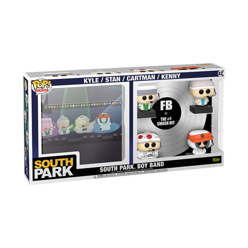 FUNKO POP! SOUTHPARK BOYBAND DELUXE VINYL FIGURE SET WITH CASE