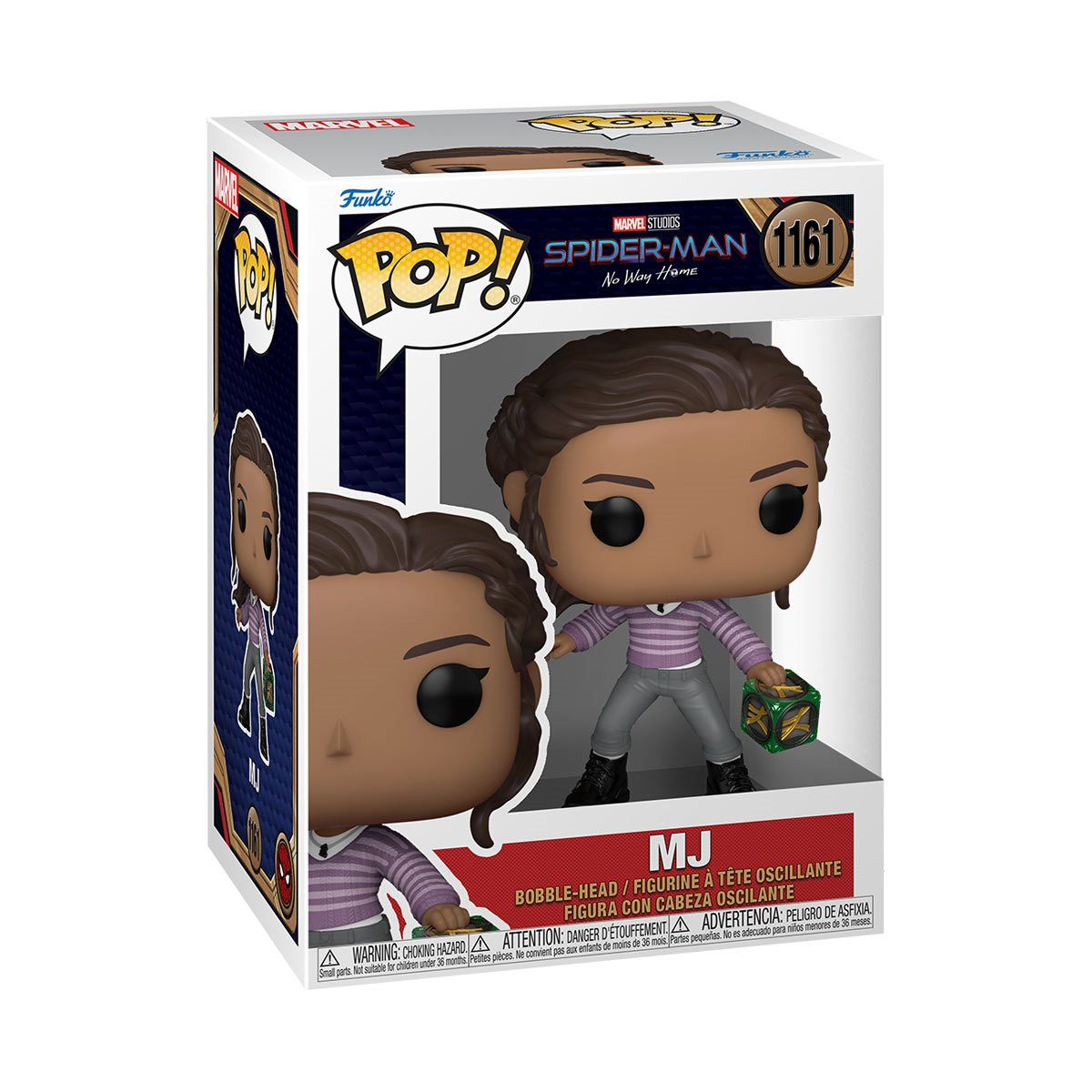 ¡FUNKO POP! SPIDER-MAN: NO WAY HOME - MJ CON CAJA FIGURA VINILO