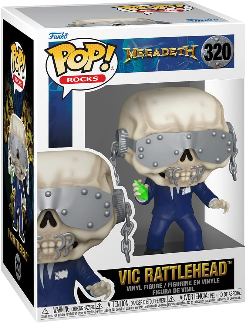FUNKO POP! VIC RATTLEHEAD-MEGADETH VINYL FIGURE