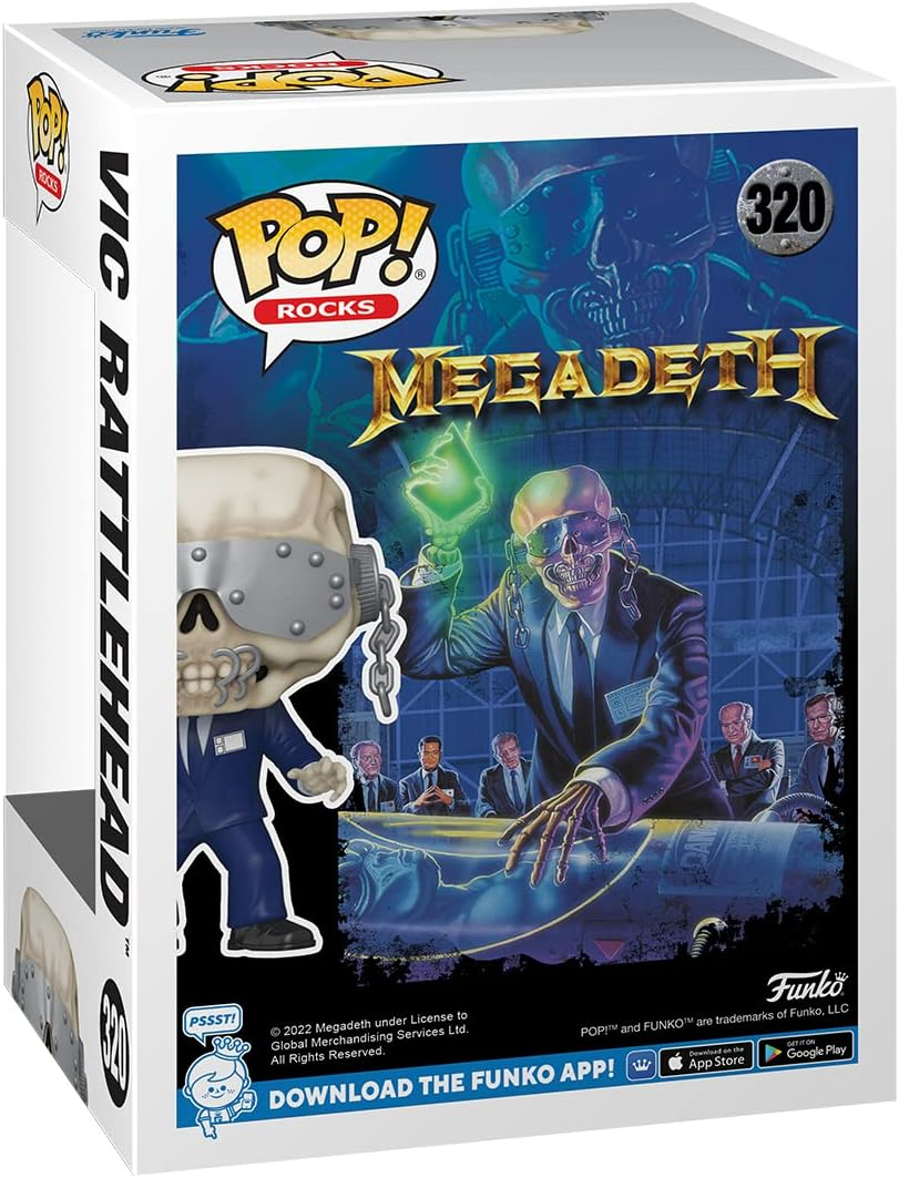 FUNKO POP! VIC RATTLEHEAD-MEGADETH VINYL FIGURE