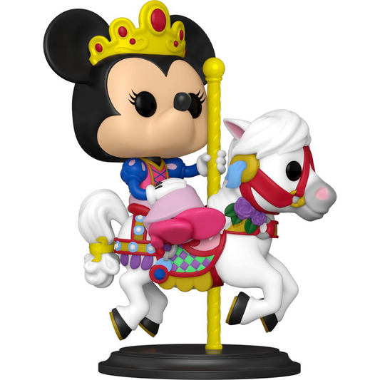 FUNKO POP! WALT DISNEY 50TH ANNIVERSARY - MINNIE MOUSE ON PRINCE CHARMING REGAL CARROUSEL VINYL FIGURE