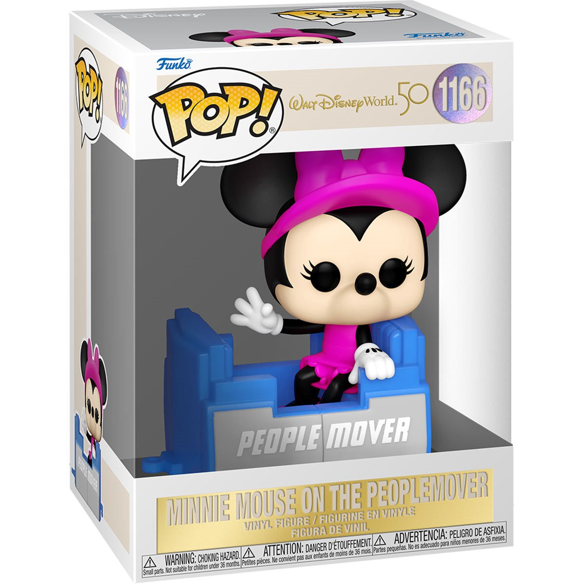 FUNKO POP! WALT DISNEY 50TH ANNIVERSARY - MINNIE MOUSE PEOPLEMOVER VINYL FIGURE
