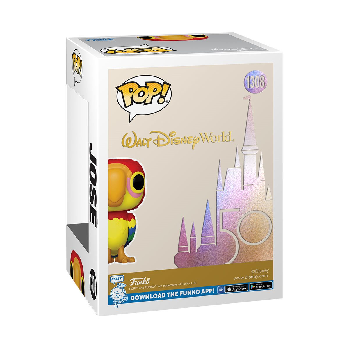 FUNKO POP! WALT DISNEY WORLD 50TH ANNIVERSARY - PARROT JOSE VINYL FIGURE