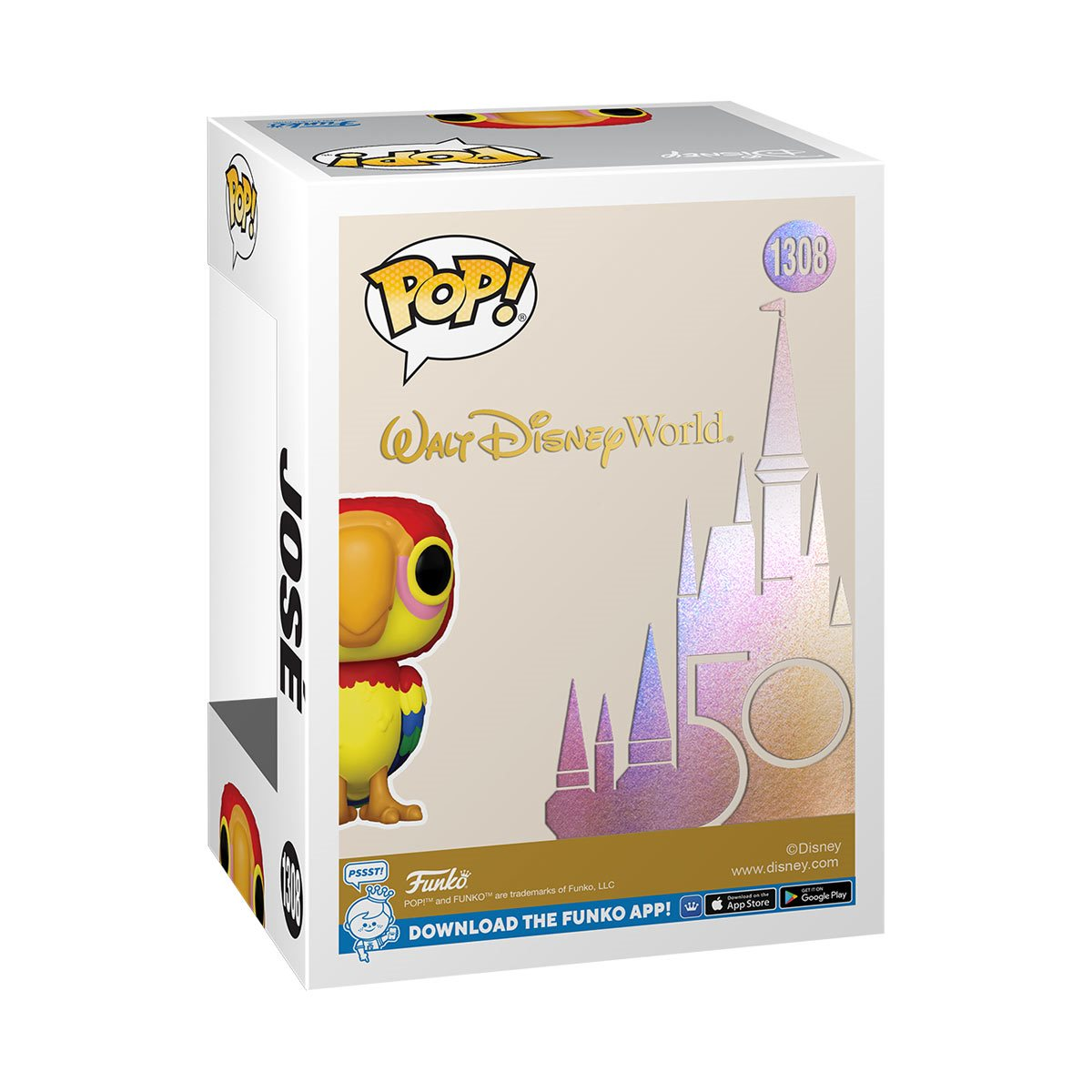 ¡FUNKO POP! WALT DISNEY WORLD 50 ANIVERSARIO - FIGURA VINILO LORO JOSE
