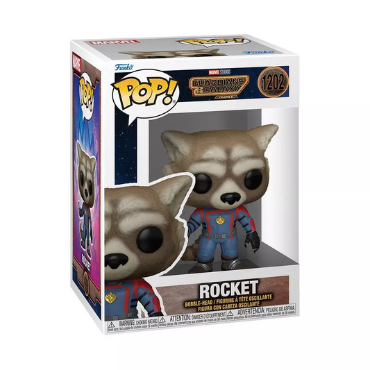 ¡FUNKO POP! Guardianes de la Galaxia: Volumen 3 - Cohete