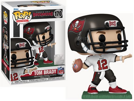 ¡FUNKO POP! NFL TAMPA BAY BUCANEERS: TOM BRADY (AUSENTE) FIGURA DE VINILO