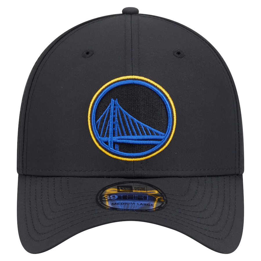 GOLDEN STATE WARRIORS BLACK NIGHT 39THIRTY FLEX FIT HAT - BLACK