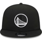 GOLDEN STATE WARRIORS EVERGREEN TRUCKER 9FIFTY SNAPBACK HAT - BLACK/WHITE