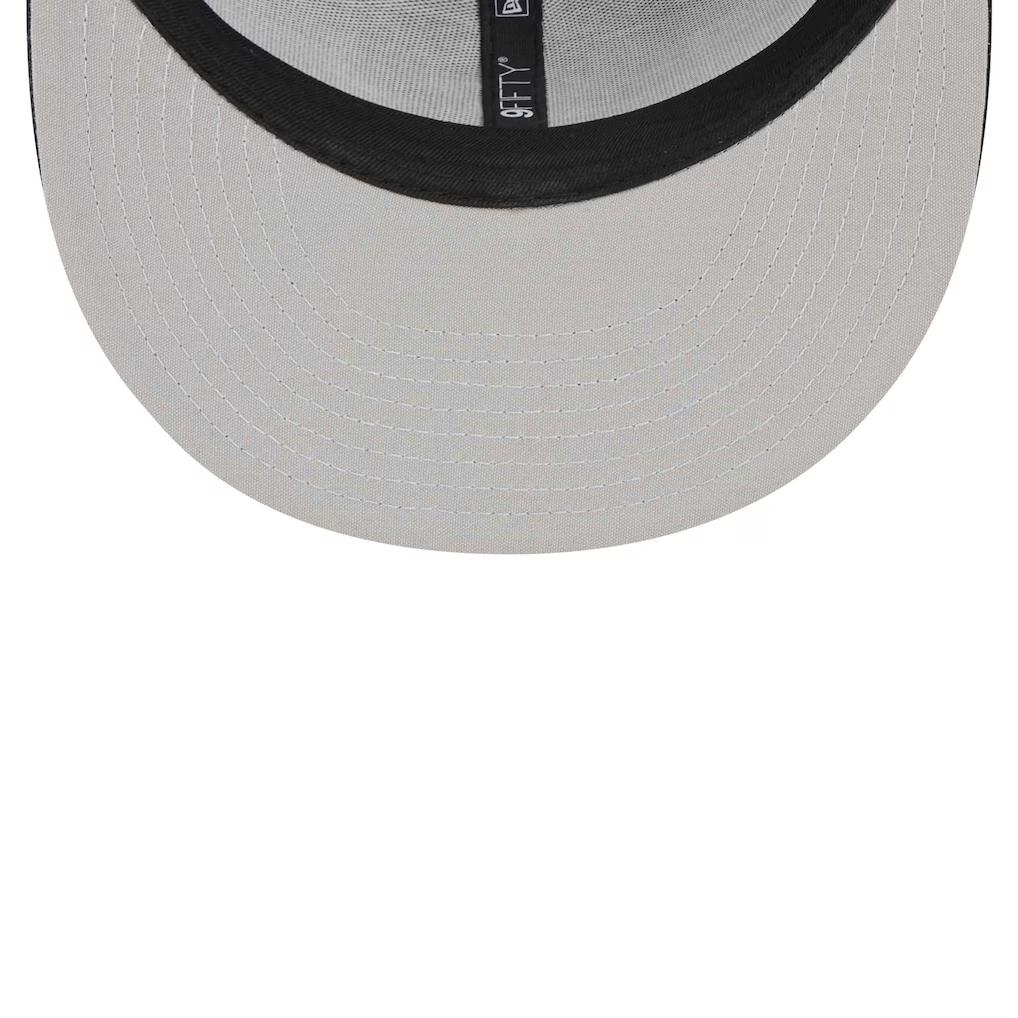 GOLDEN STATE WARRIORS EVERGREEN TRUCKER 9FIFTY SNAPBACK HAT - BLACK/WHITE