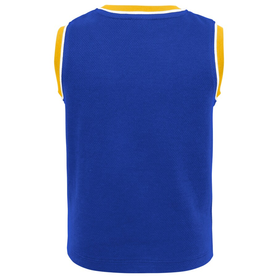 GOLDEN STATE WARRIORS KIDS ZONE DEFENSE TANK & SHORT SET