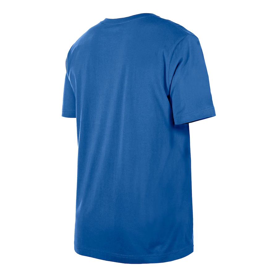 GOLDEN STATE WARRIORS MEN'S NEW ERA THROWBACK T-SHIRT - BLUE