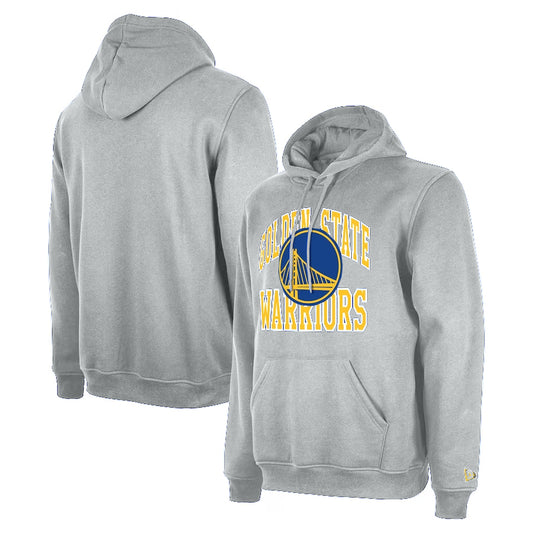 GOLDEN STATE WARRIORS MEN'S TIP OFF PULLOVER HOODED SWEATSHIRT - GRAY