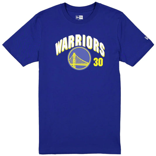 GOLDEN STATE WARRIORS STEPHEN CURRY MEN'S NAME AND NUMBER T- SHIRT - BLUE