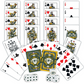 GREEN BAY PACKERS 2-PACK CARD AND DICE SET
