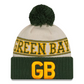 GREEN BAY PACKERS 2023 NFL SIDELINE CUFFED KNIT WITH POM - HISTORIC