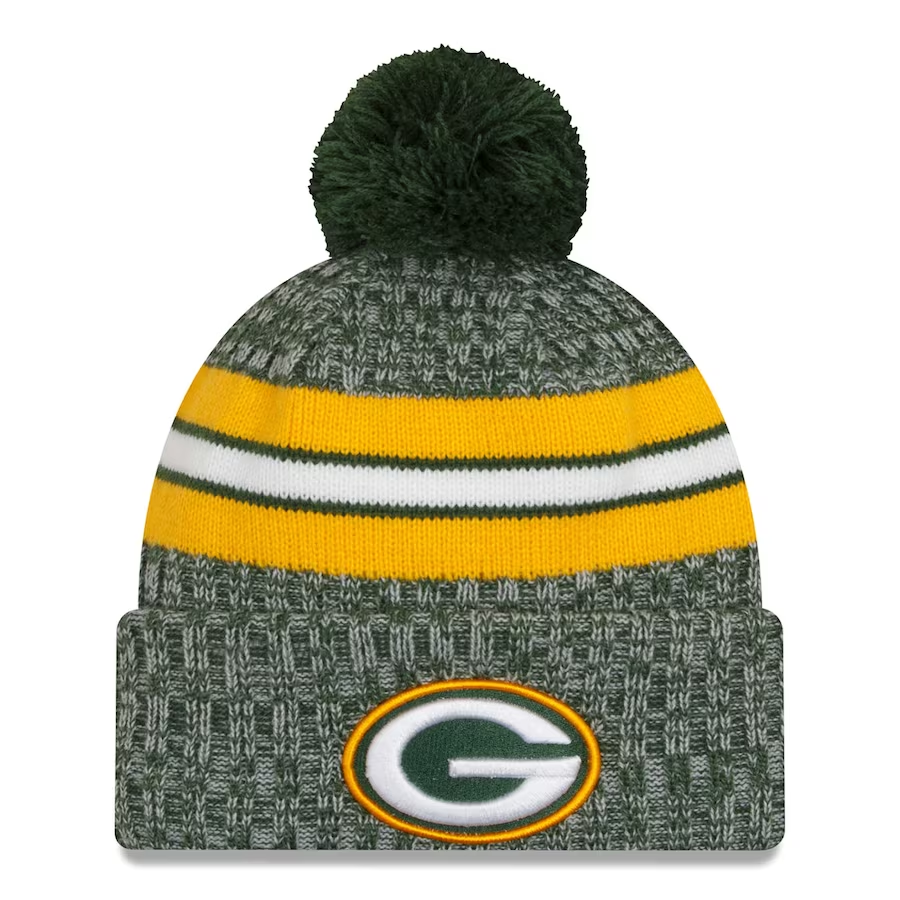 GREEN BAY PACKERS 2023 NFL SIDELINE CUFFED KNIT WITH POM – JR'S SPORTS GREEN BAY PACKERS 2023 NFL SIDELINE CUFFED KNIT WITH POM – JR'S SPORTS