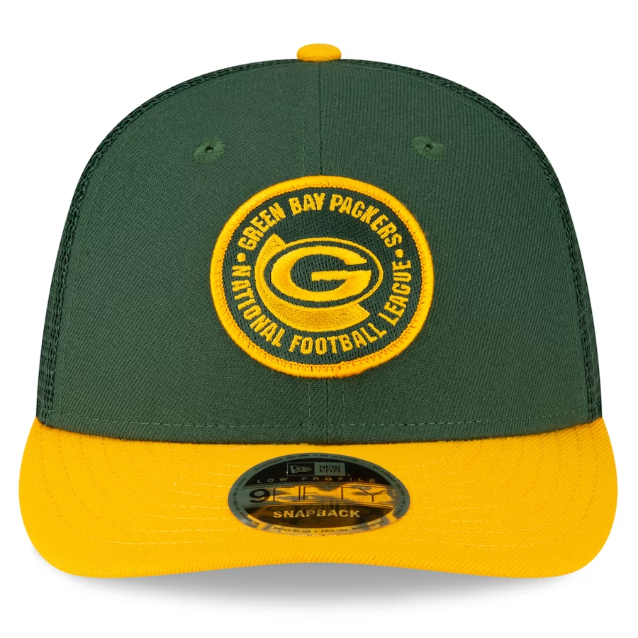 GREEN BAY PACKERS 2023 GORRA SNAPBACK 9FIFTY DE PERFIL BAJO SIDELINE